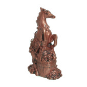 Копилка Конь на монетах стоячий 18см_13см, медь