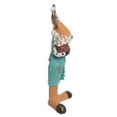 Сувенир Олень, бирюзовый